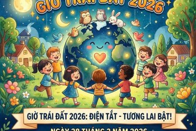 TUYÊN TRUYỀN HƯỞNG ỨNG GIỜ TRÁI ĐẤT