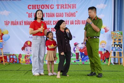 Ảnh bé với an toàn giao thông, tập huấn kỹ năng phòng cháy và cứu nạn, cứu hộ